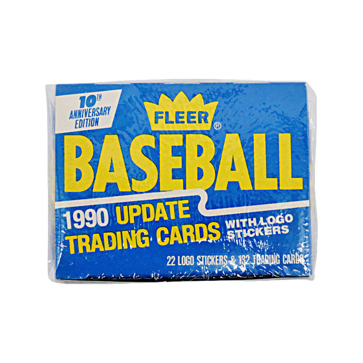 1990 Fleer Update Baseball Set Logo Stickers Sealed Box
