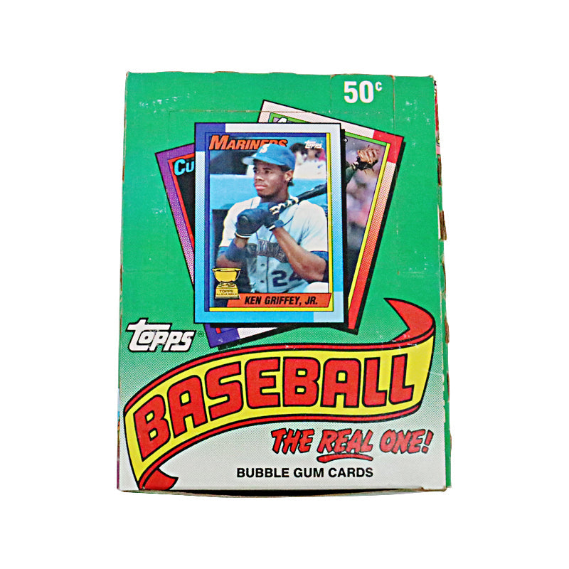 1990 Topps Baseball The Real One Unsealed Box
