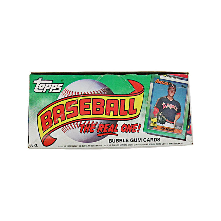 1990 Topps Baseball The Real One Unsealed Box