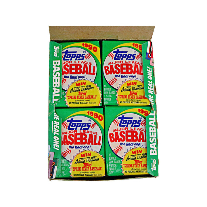 1990 Topps Baseball The Real One Unsealed Box