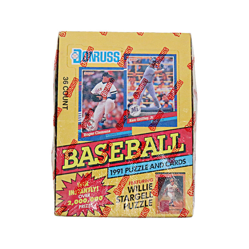 1991 Leaf Donruss Series 1 Puzzle Cards Baseball Sealed Box