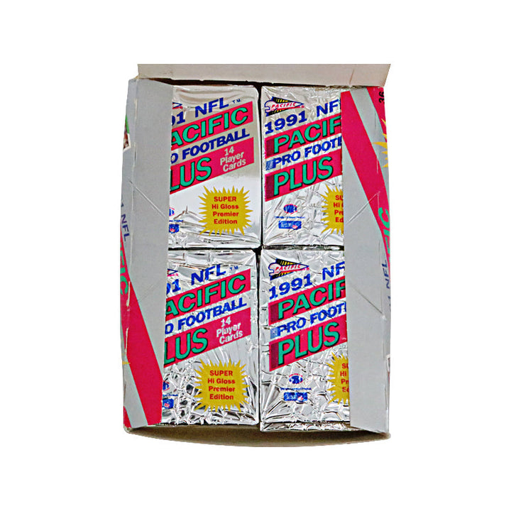 1991 NFL Pacific Pro Football Plus Premier Edition Unsealed Box