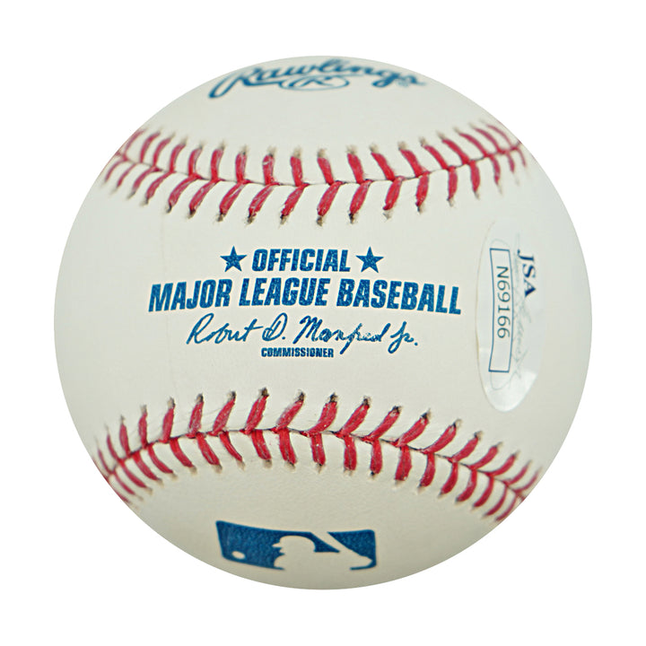 Andre Dawson Cubs Expos Autographed OMLB Baseball JSA COA