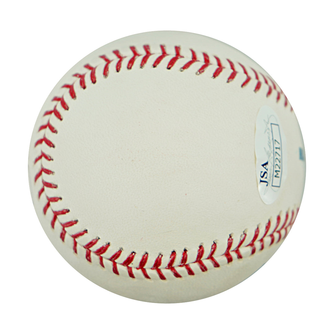 Ferguson Jenkins Chicago Cubs Autographed Inscribed OMLB Baseball JSA COA