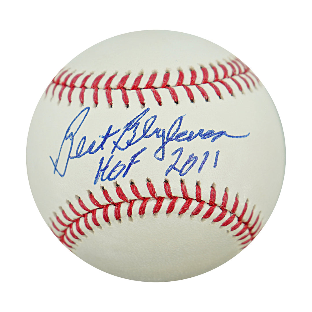 Bert Blyleven Minnesota Twins Autographed Inscribed OMLB Baseball JSA COA