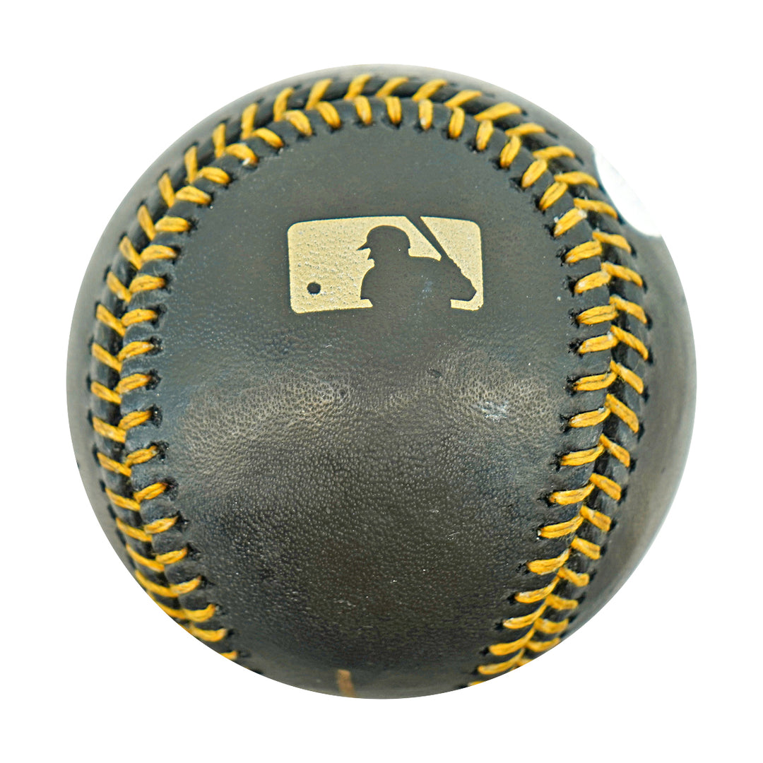 Andruw Jones Atlanta Braves Autographed OMLB Black Baseball JSA COA