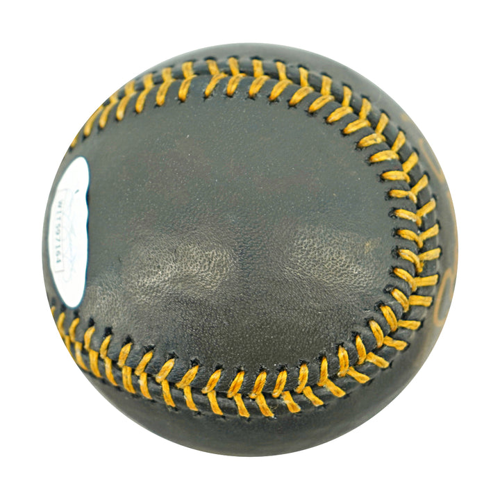 Andruw Jones Atlanta Braves Autographed OMLB Black Baseball JSA COA