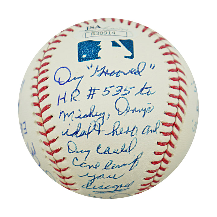 Denny McClain Detroit Tigers Autographed Inscribed Stats and Stories OMLB Baseball JSA COA