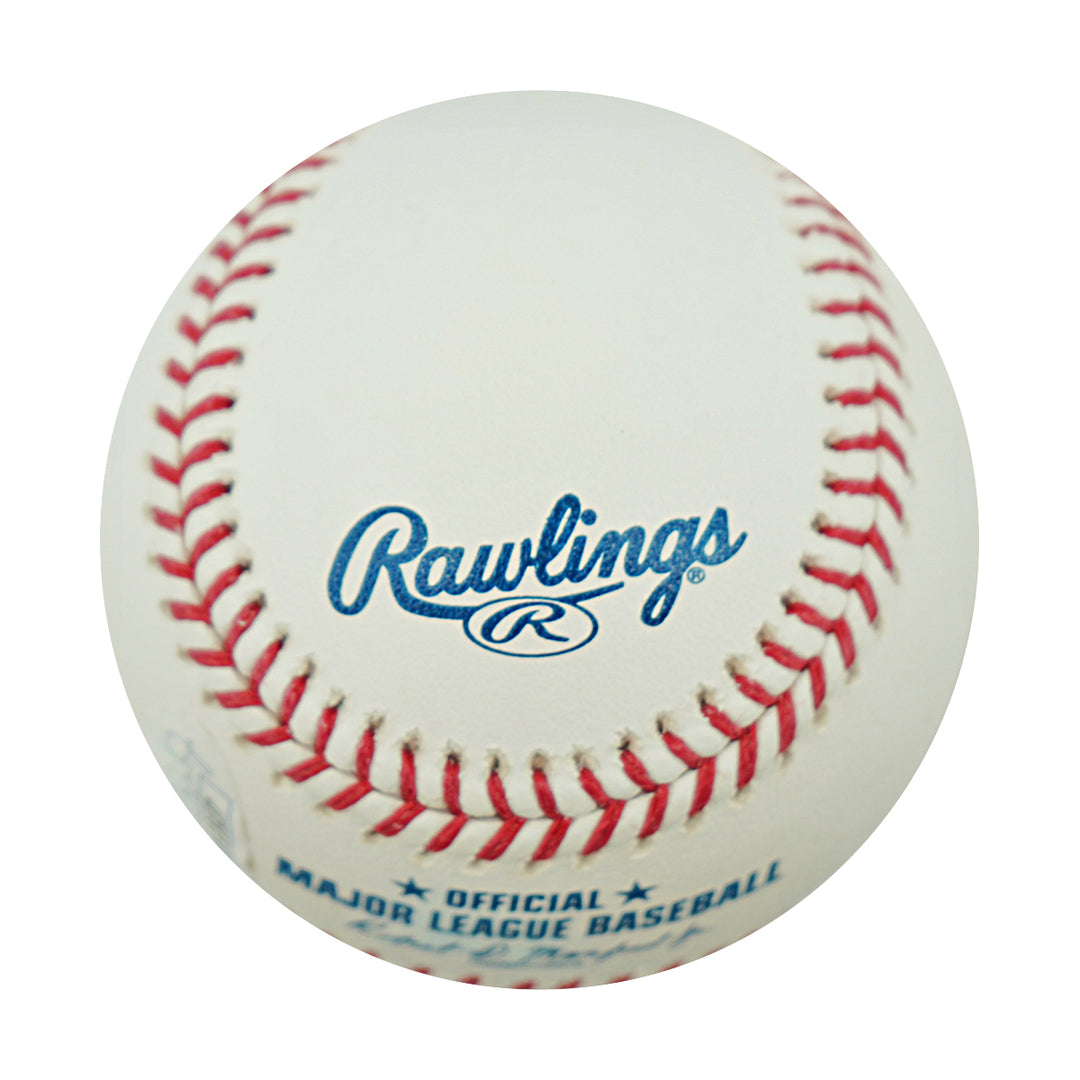 Oswald Peraza Yankees Angels Autographed OMLB Baseball JSA COA