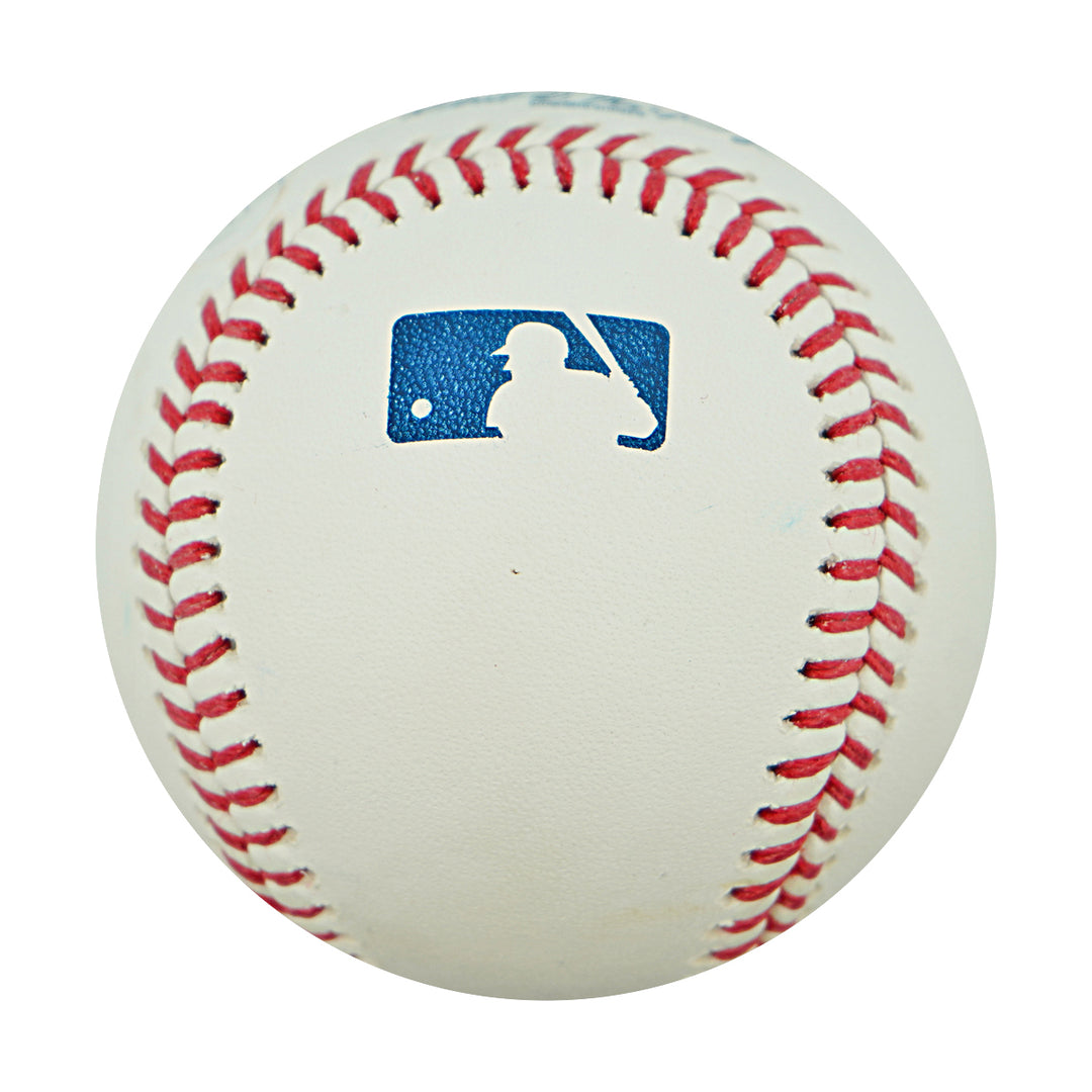 Oswald Peraza Yankees Angels Autographed OMLB Baseball JSA COA