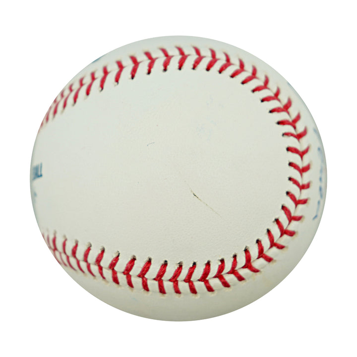 Oswald Peraza Yankees Angels Autographed OMLB Baseball JSA COA