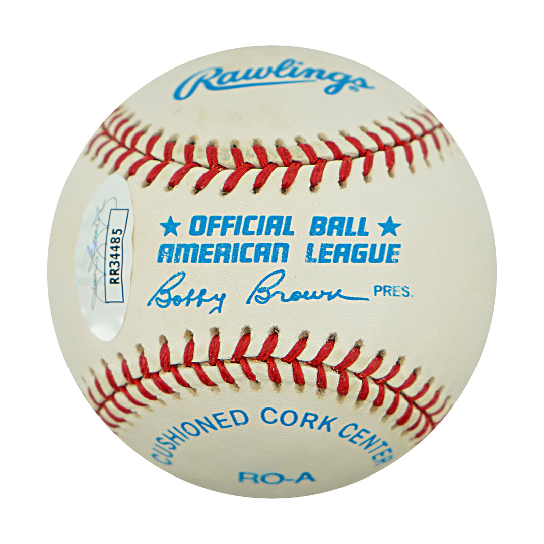 Bobby Doerr Boston Red Sox Autographed OMLB Baseball JSA COA