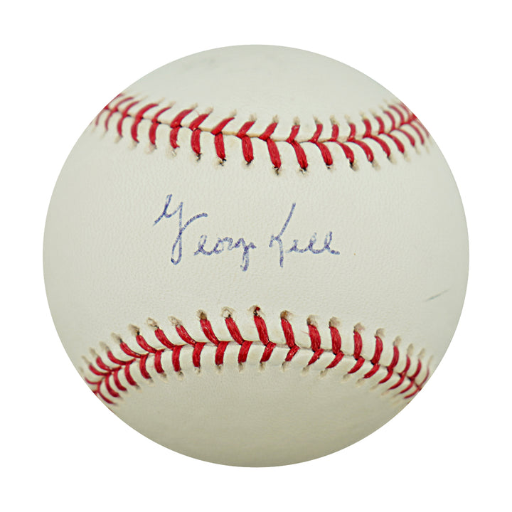 George Kell Detroit Tigers Autographed OMLB Baseball Steiner COA