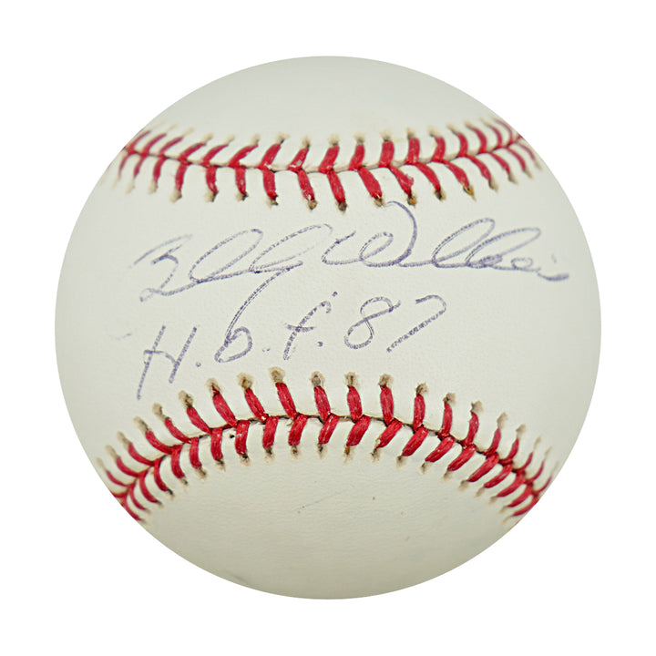 Billy Williams Chicago Cubs Autographed Inscribed OMLB Baseball PSA COA
