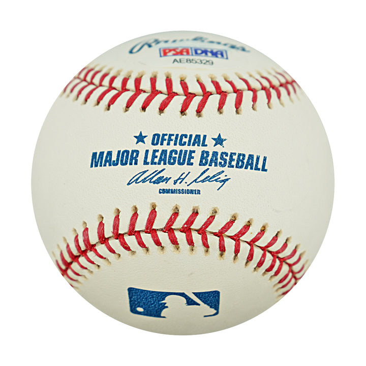 Billy Williams Chicago Cubs Autographed Inscribed OMLB Baseball PSA COA