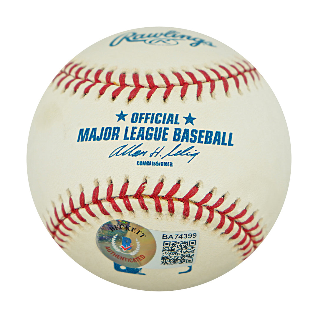 Frank Robinson Baltimore Orioles Autographed OMLB Baseball Beckett COA