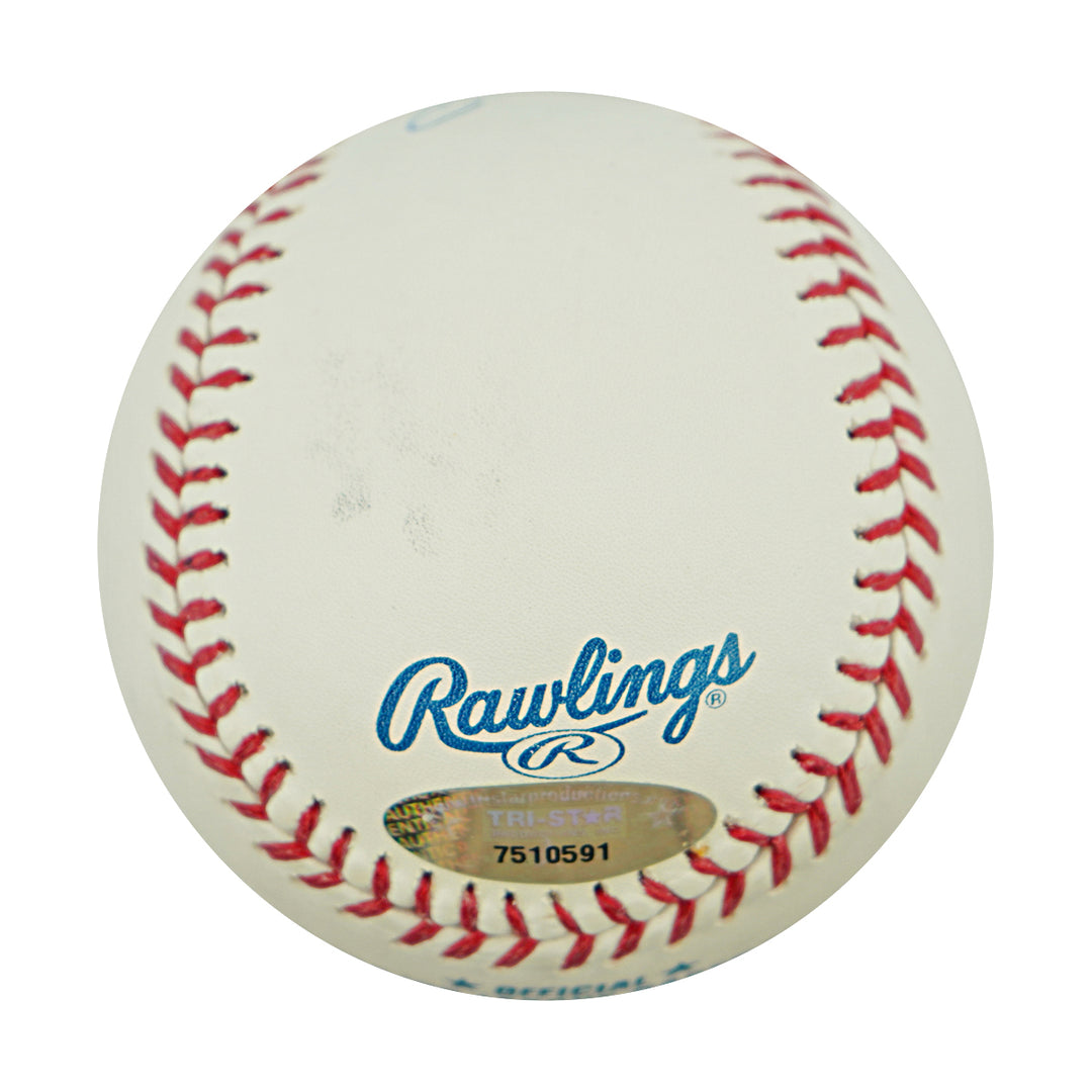 Mike Mussina Baltimore Orioles Autographed OMLB Baseball TRISTAR Holo