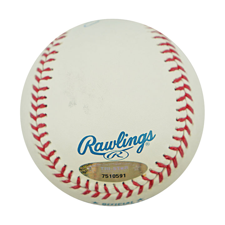 Mike Mussina Baltimore Orioles Autographed OMLB Baseball TRISTAR Holo