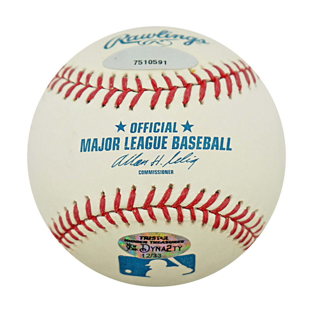 Mike Mussina Baltimore Orioles Autographed OMLB Baseball TRISTAR Holo
