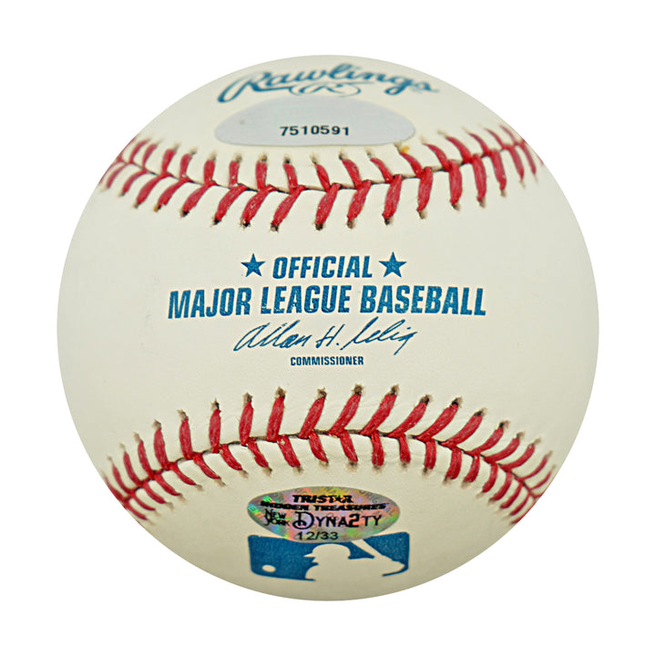 Mike Mussina Baltimore Orioles Autographed OMLB Baseball TRISTAR Holo