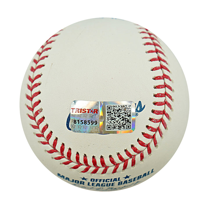 Fred Lynn Boston Red Sox Autographed OMLB Baseball TRISTAR Holo