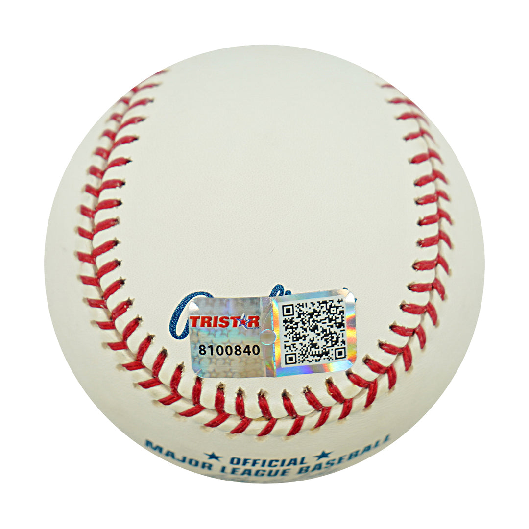 Dennis Eckersley Oakland Athletics Autographed OMLB TRISTAR Holo