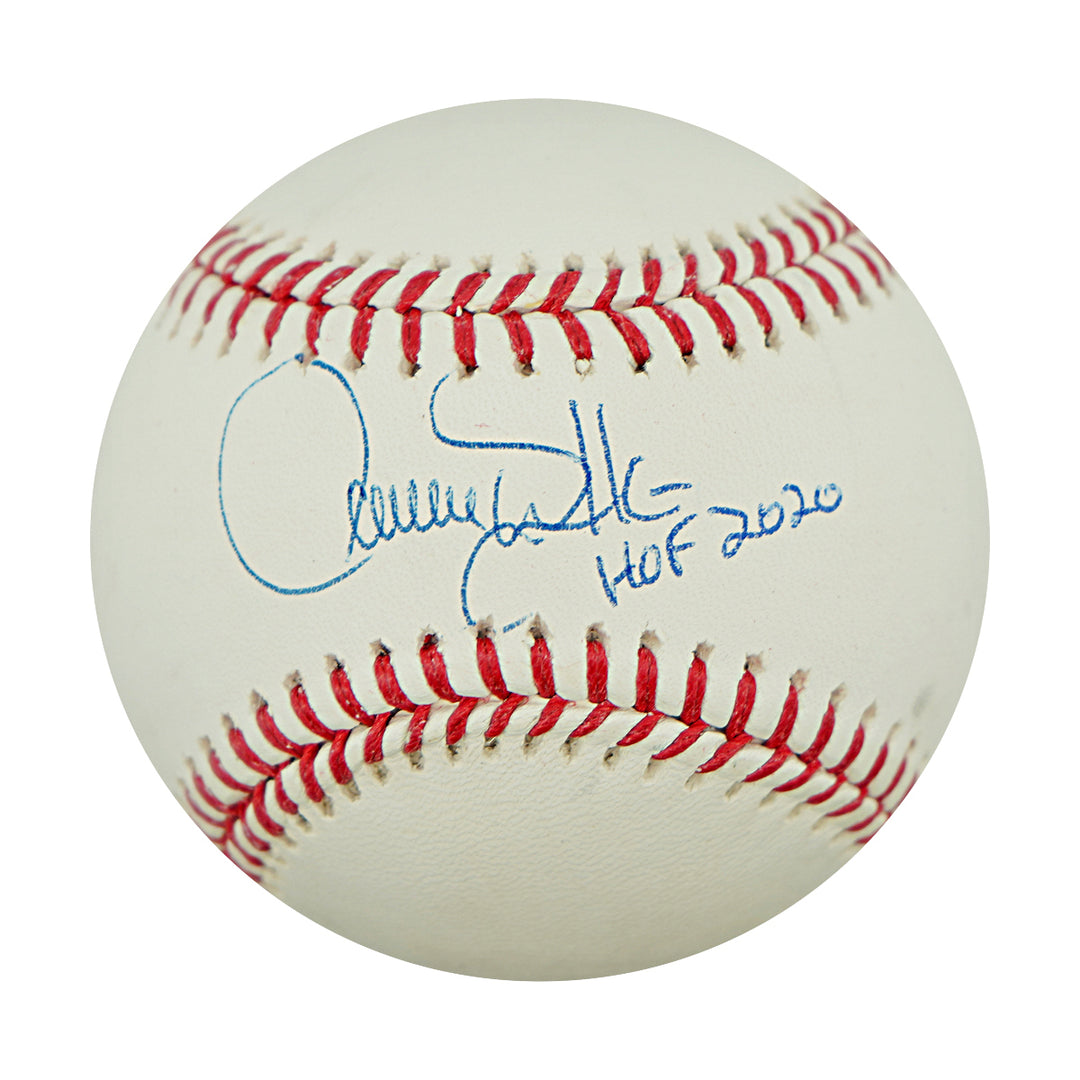 Larry Walker Expo Rockies Autographed Inscribed OMLB Baseball TRISTAR Holo