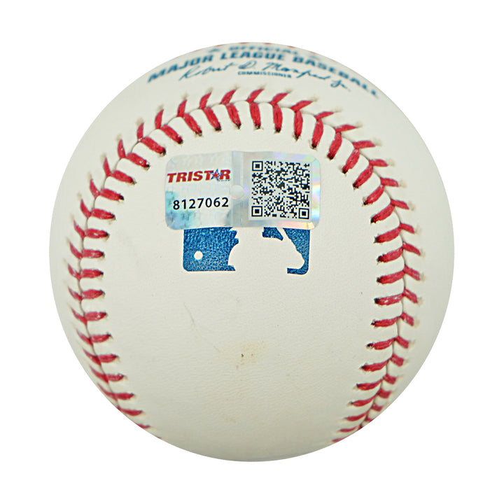 Larry Walker Expo Rockies Autographed Inscribed OMLB Baseball TRISTAR Holo