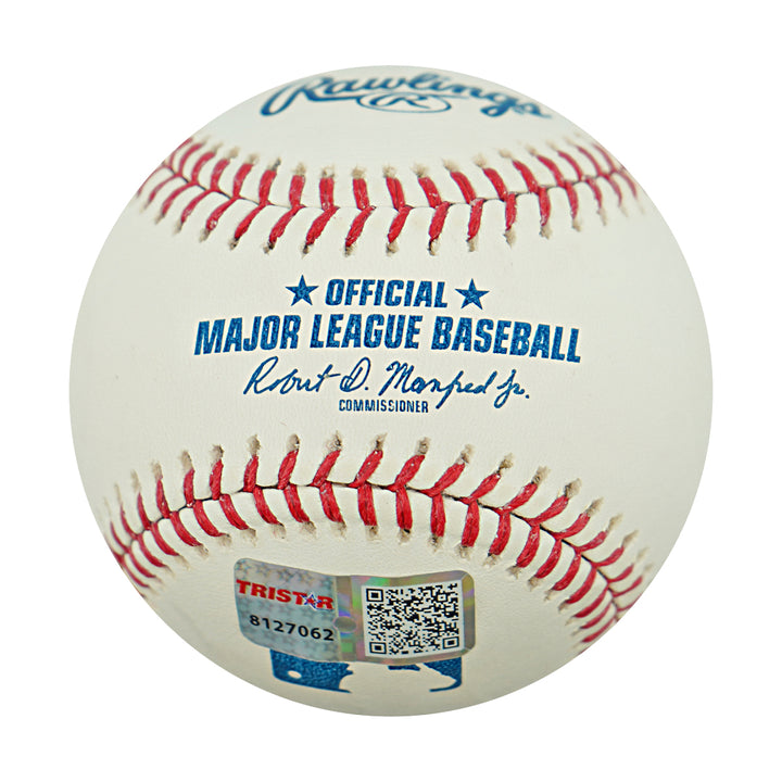 Larry Walker Expo Rockies Autographed Inscribed OMLB Baseball TRISTAR Holo