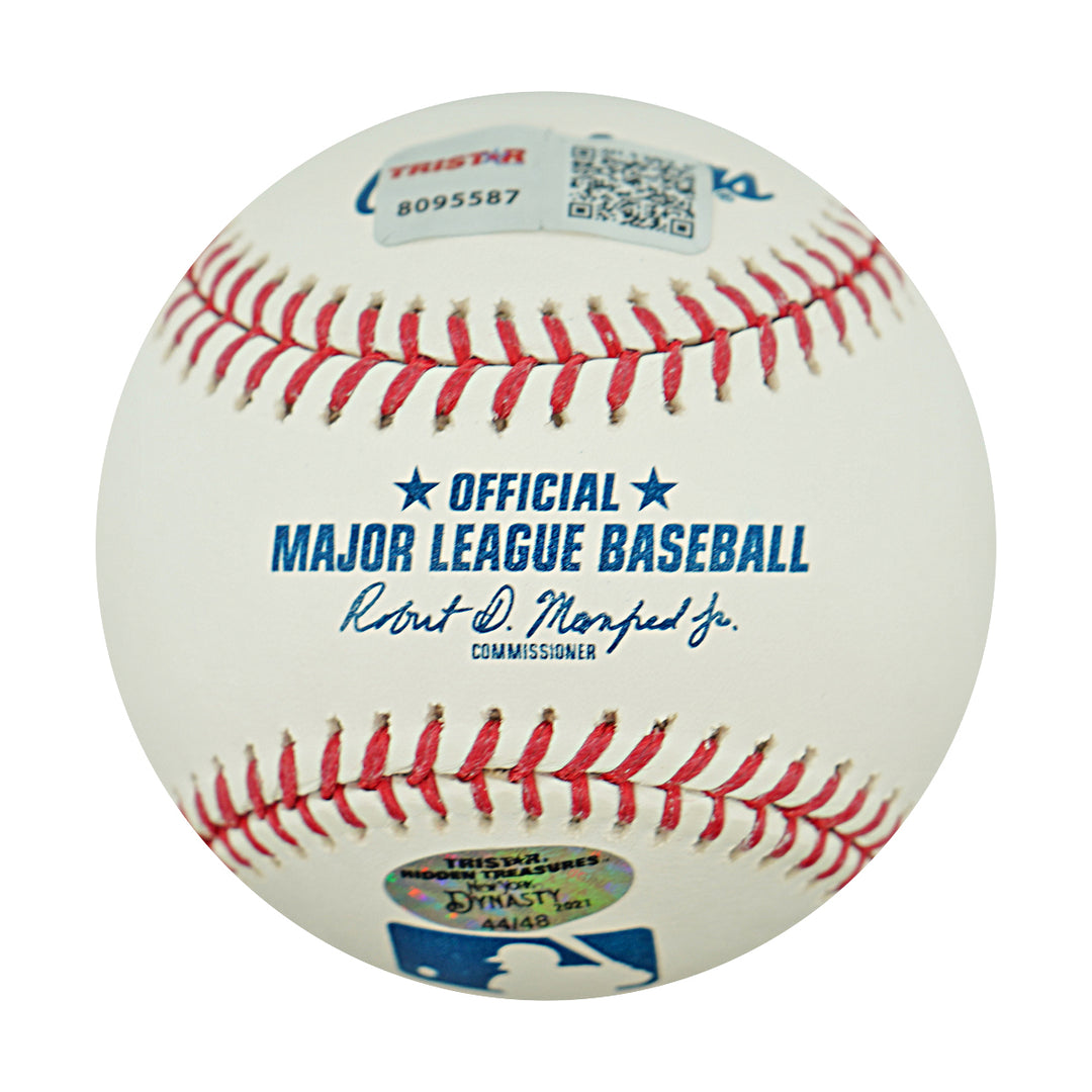 David Cone Yankees Mets Autographed OMLB Baseball TRISTAR Holo
