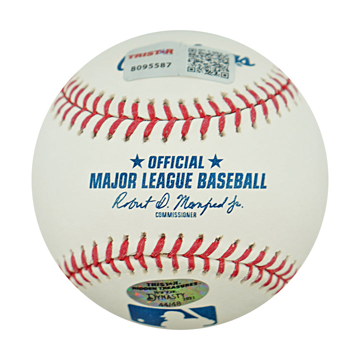 David Cone Yankees Mets Autographed OMLB Baseball TRISTAR Holo