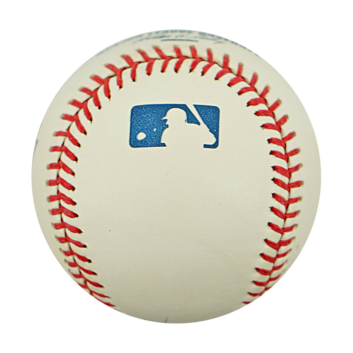 Louis Tiant Boston Red Sox Autographed OMLB Baseball Topps AUTH