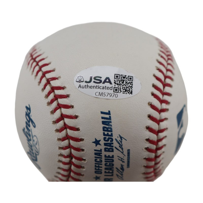 Clete Boyer New York Yankees Autographed Inscribed OMLB Baseball JSA COA