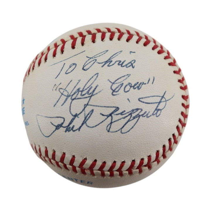 Phil Rizzuto New York Yankees Autographed Personalized OAL Baseball JSA COA