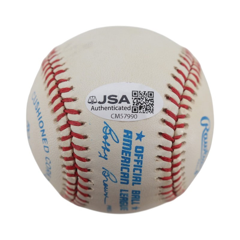 Phil Rizzuto New York Yankees Autographed Personalized OAL Baseball JSA COA