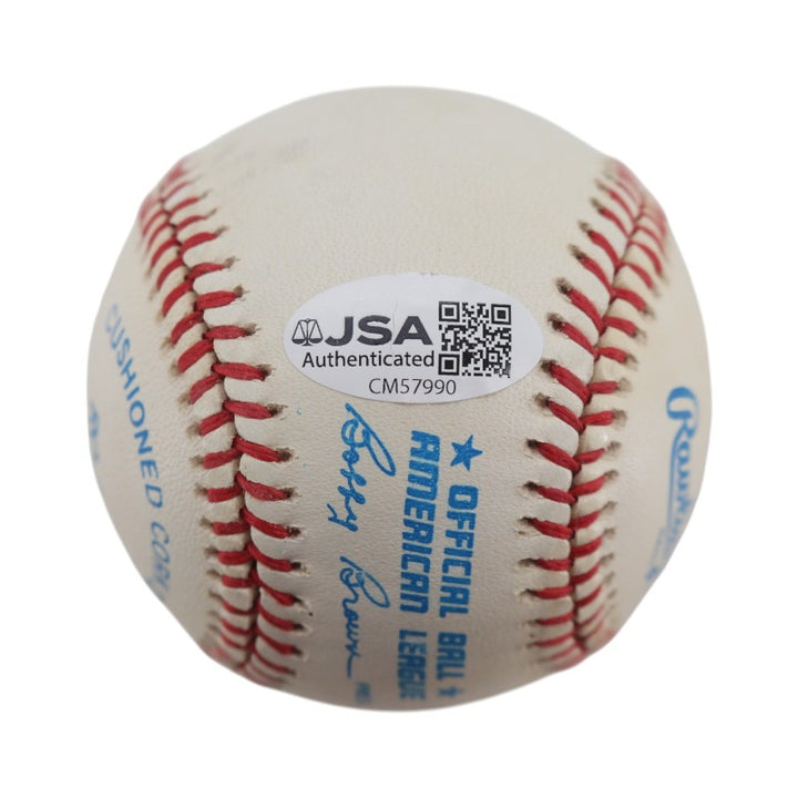 Phil Rizzuto New York Yankees Autographed Personalized OAL Baseball JSA COA