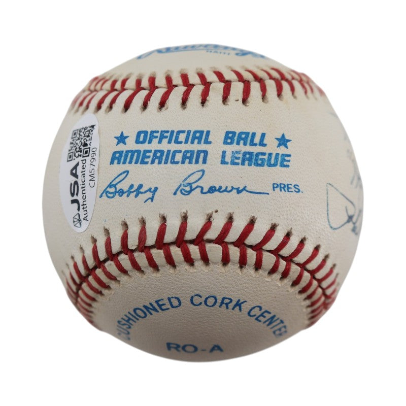 Phil Rizzuto New York Yankees Autographed Personalized OAL Baseball JSA COA