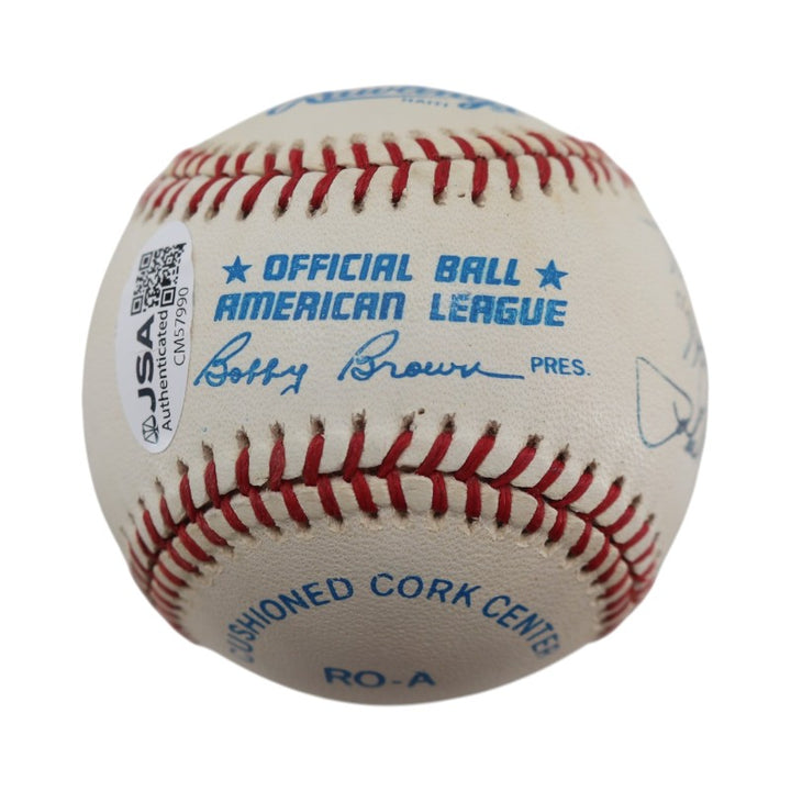 Phil Rizzuto New York Yankees Autographed Personalized OAL Baseball JSA COA