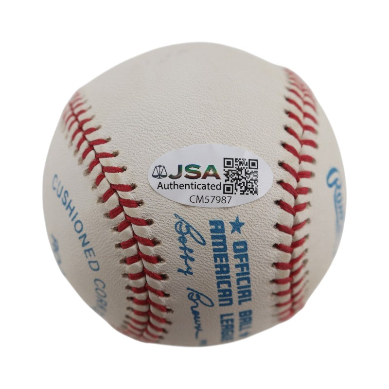 Rollie Fingers Oakland Athletics Autographed OAL Baseball JSA COA