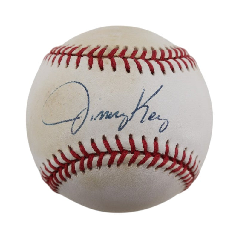 Jimmy Key Yankees Blue Jays Autographed OAL Baseball JSA COA