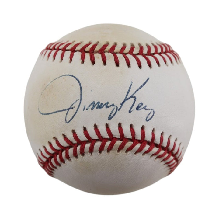 Jimmy Key Yankees Blue Jays Autographed OAL Baseball JSA COA