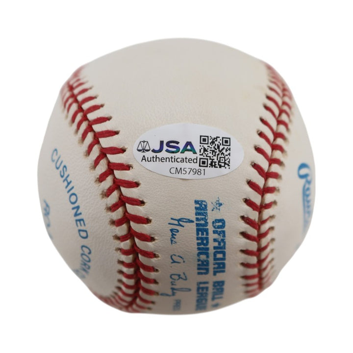 Paul Molitor Milwaukee Brewers Autographed OAL Baseball JSA COA