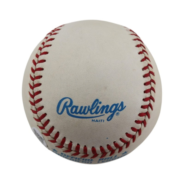 Mark McGuire Oakland Athletics Autographed OAL Baseball  JSA COA