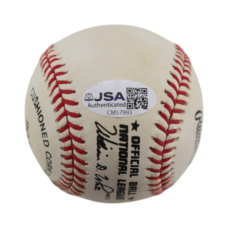 Will Clark Giants Cardinals Autographed ONL Baseball JSA COA