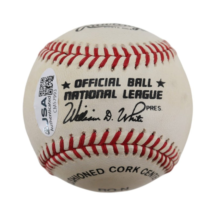 Will Clark Giants Cardinals Autographed ONL Baseball JSA COA