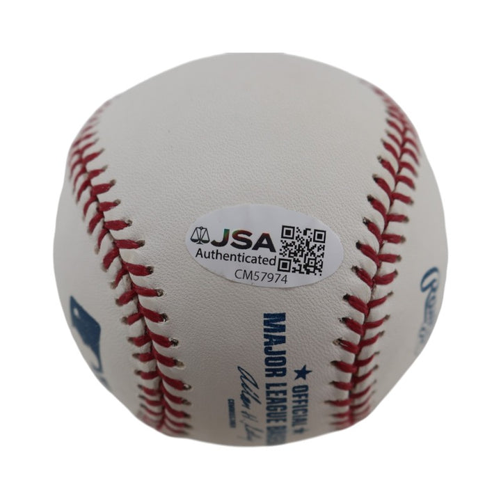Roger Clemens Boston Red Sox Autographed OMLB Baseball JSA COA