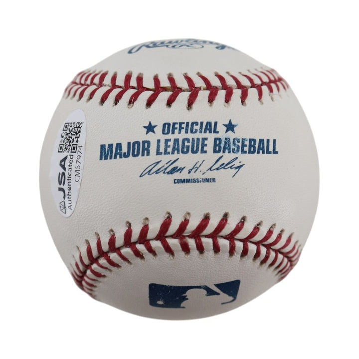 Roger Clemens Boston Red Sox Autographed OMLB Baseball JSA COA