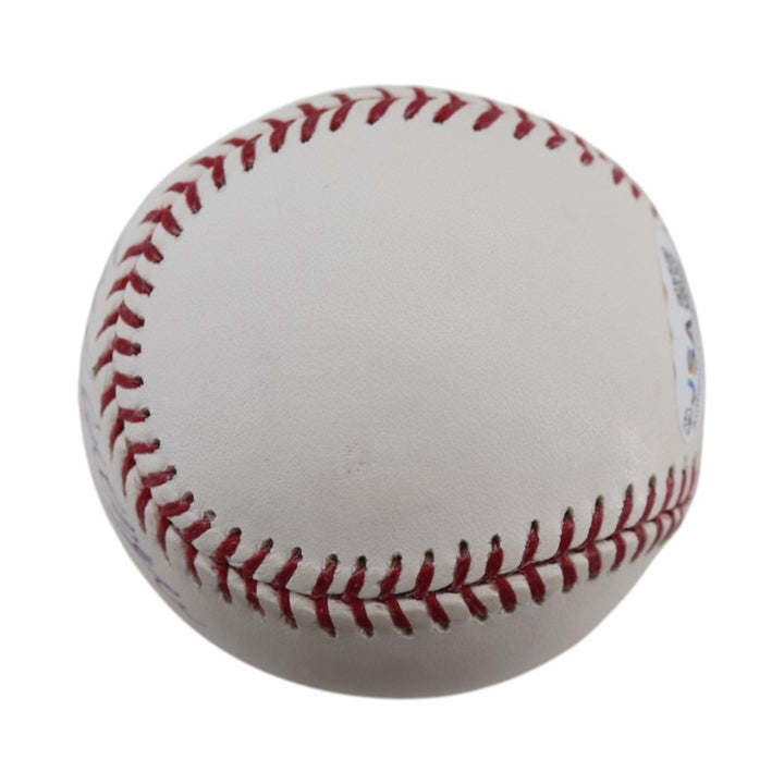 Tex Clevenger New York Yankees Autographed Inscribed OMLB Baseball JSA COA