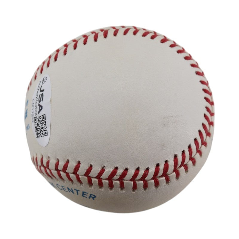 Reggie Jackson Athletics Yankees Autographed OAL Baseball JSA COA