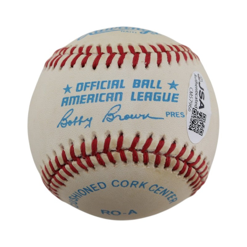 Carl Yastrzemski Boston Red Sox Autographed OAL Baseball JSA COA